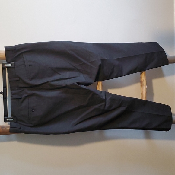 Dark Grey Slim Fit Banana Republic Dress Pants - Picture 2 of 6